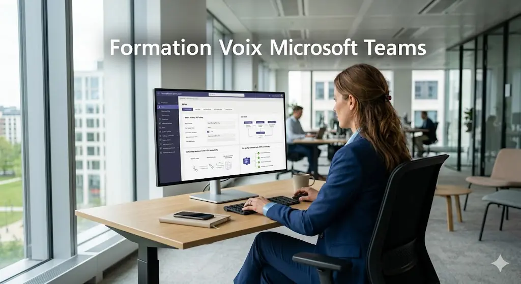 Formation Ingénierie Voix Microsoft Teams – téléphonie, sécurité, architecture et intégration sur mesure