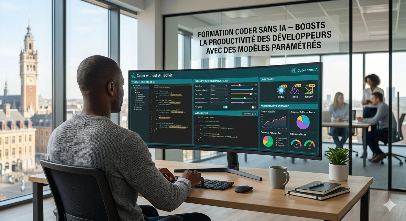 Formation Coder sans IA – Boostez la Productivité des Développeurs avec des Modèles Paramétrés