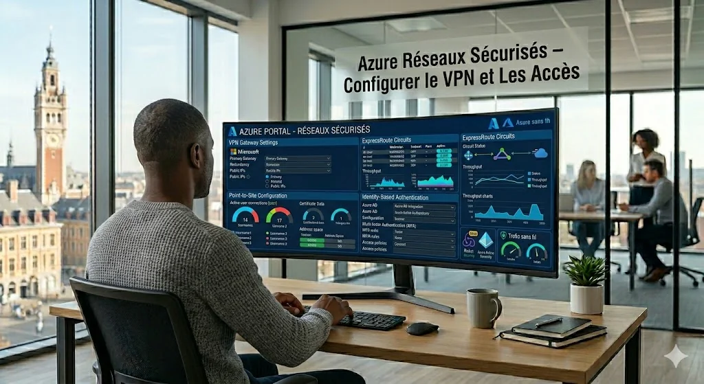 Formation Azure Réseaux Sécurisés AZ-1002 : Accès, routage et protection des services