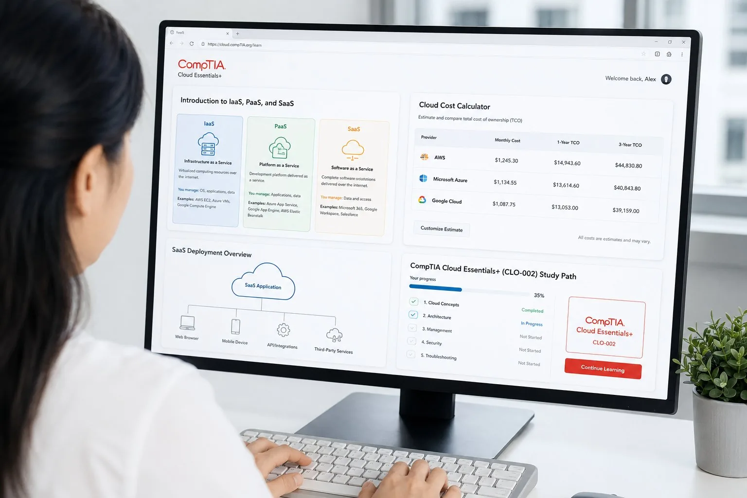 CompTIA Cloud Essentials+ Certification Training Course: Cloud Computing Fundamentals (exam included)