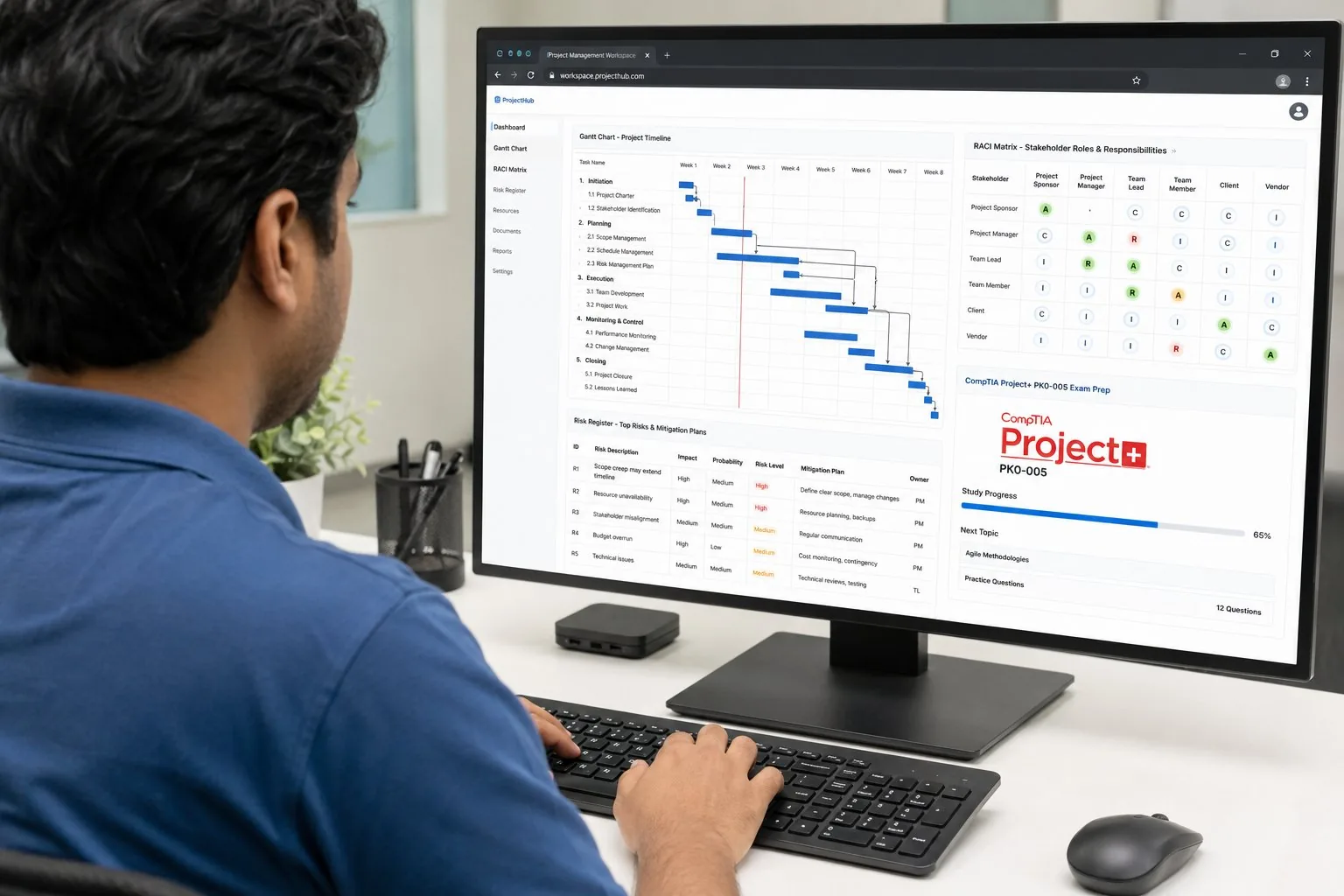 Formation Certifiante CompTIA Project+ : gestion de projet IT pratique (examen inclus)