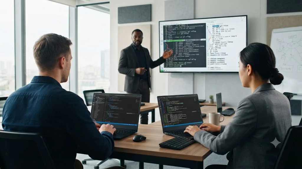 Advanced Git Training Course – Deepen your Git expertise for complex projects, structured teams, and clean deliveries