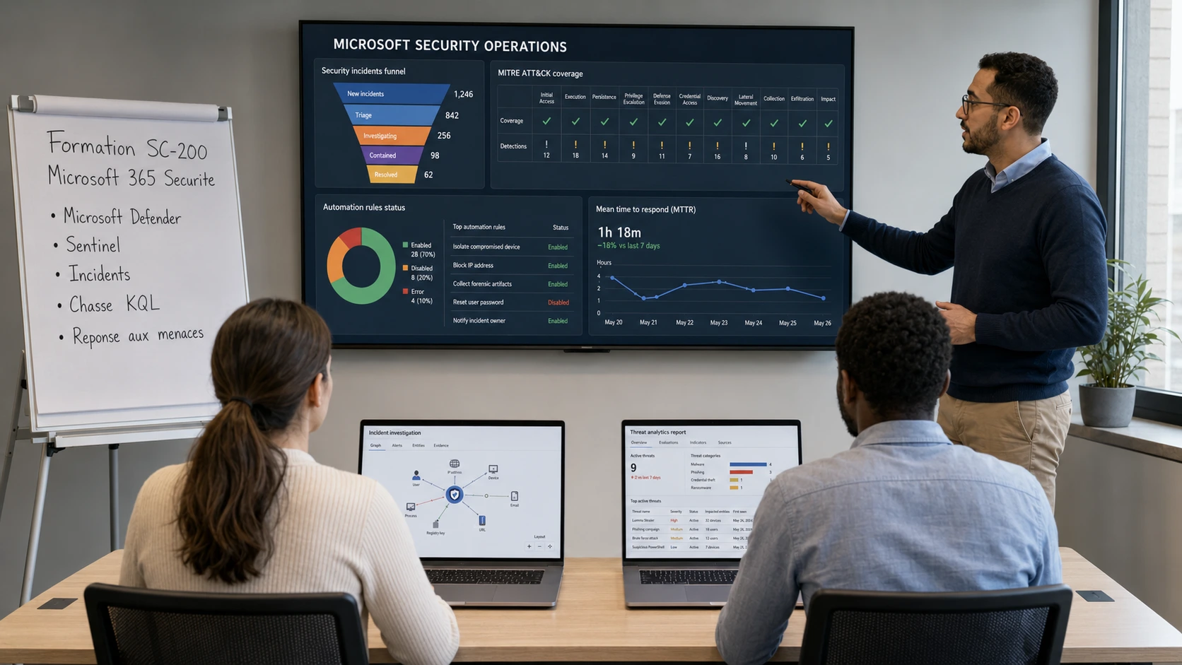 Mastering Threat Analysis and Response in Microsoft 365 and Azure SC-200 Training Course