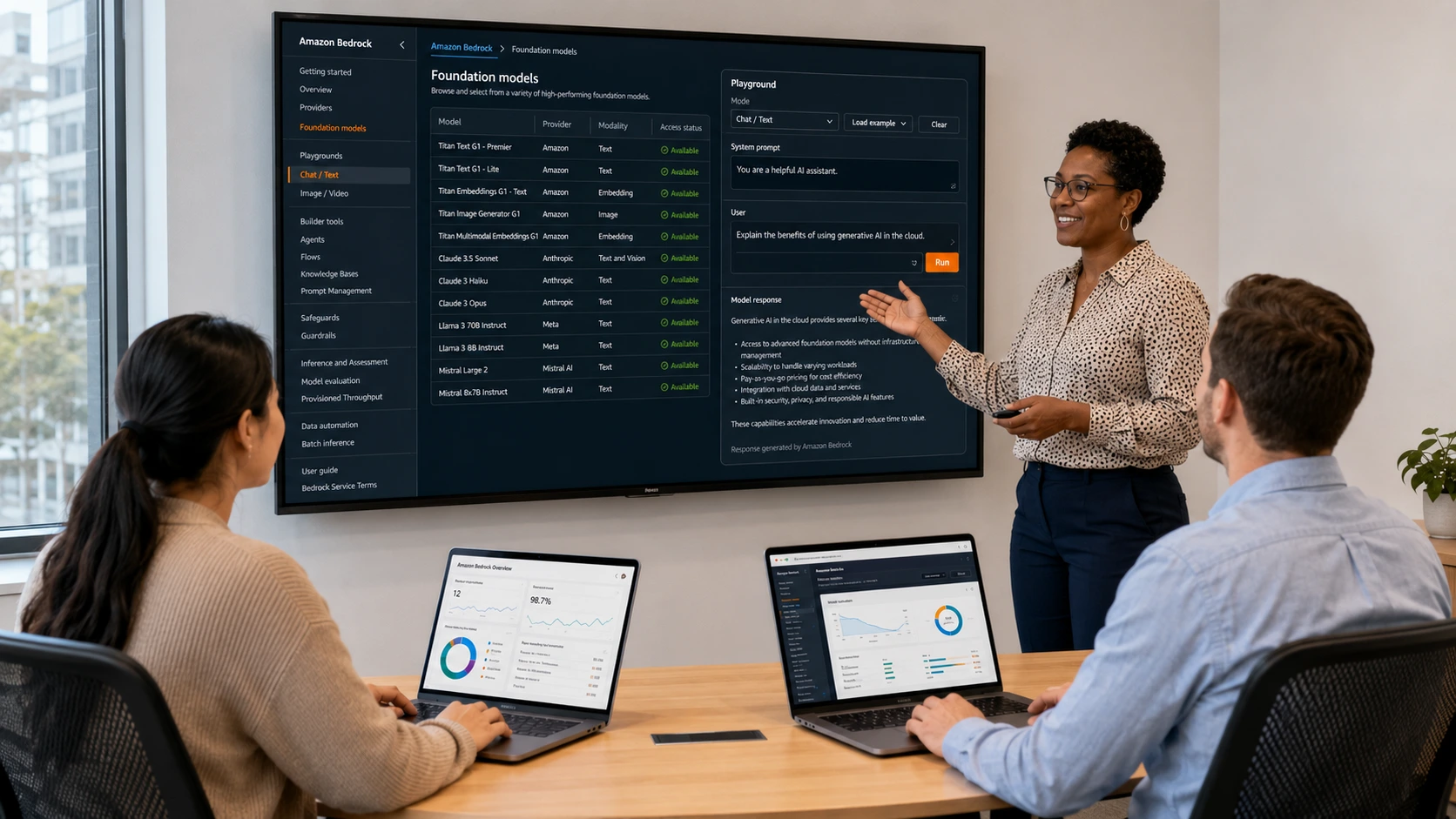 Formation AWS IA Générative – Développement d&rsquo;Applications avec Amazon Bedrock
