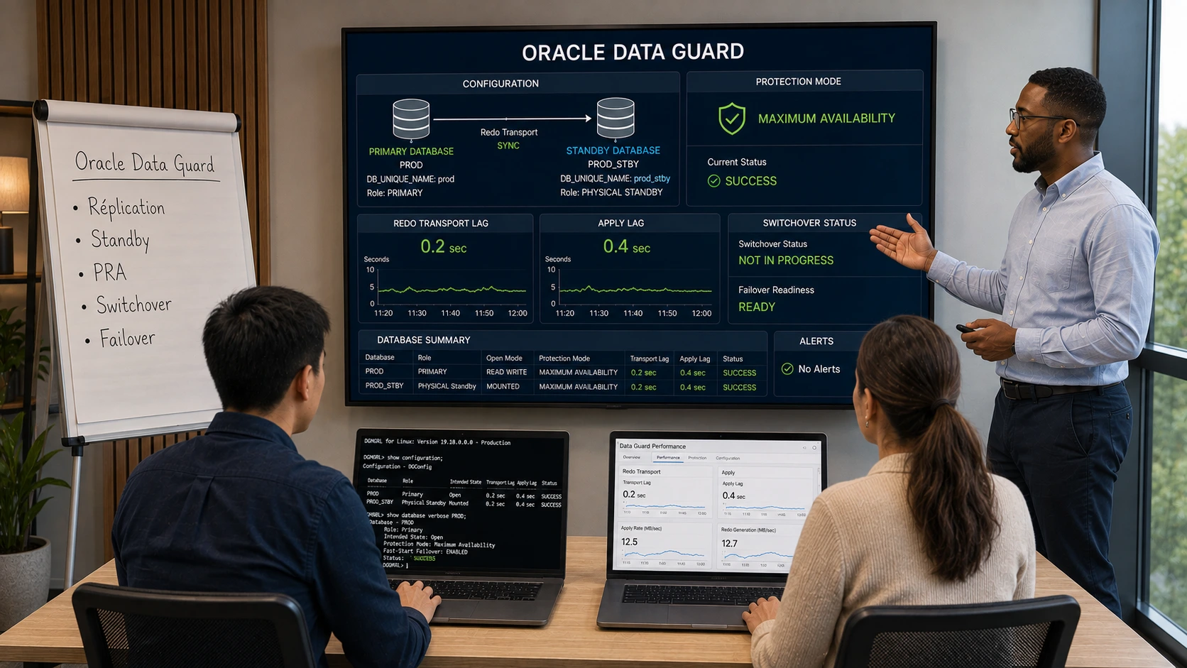 Formation Oracle Data Guard – Assurez la Haute Disponibilité et la Reprise d’Activité