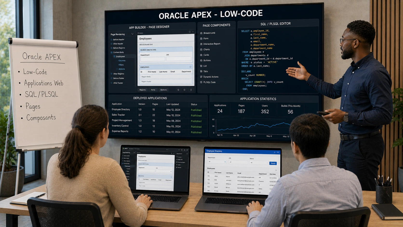 Formation Oracle APEX – Initiez-vous à la création d&rsquo;applications web avec SQL/PLSQL