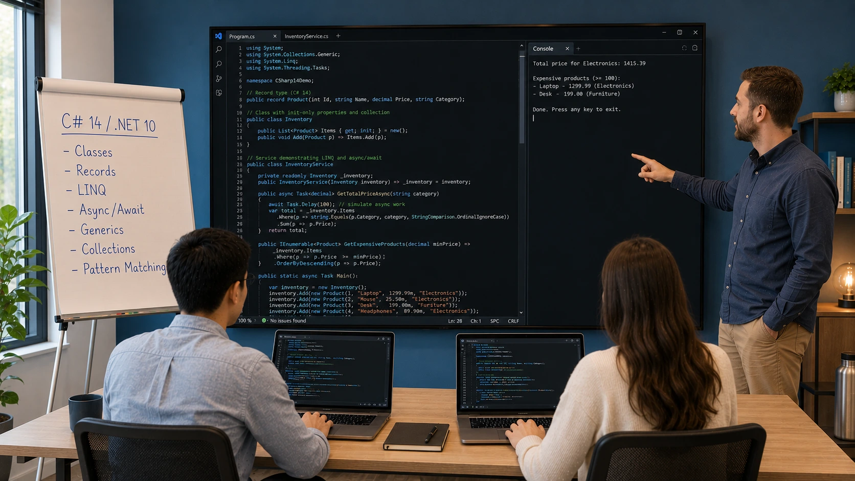 C# 14 and .NET 10 Training Course – Developing Modern and High-Performance Applications