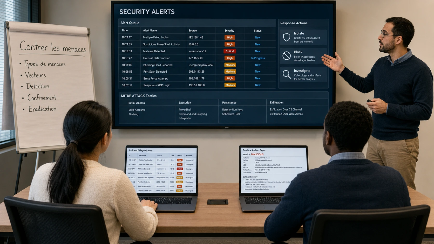 Formation en Cybersécurité – Identifiez, Analysez et Contrez les Menaces en Situation Réelle