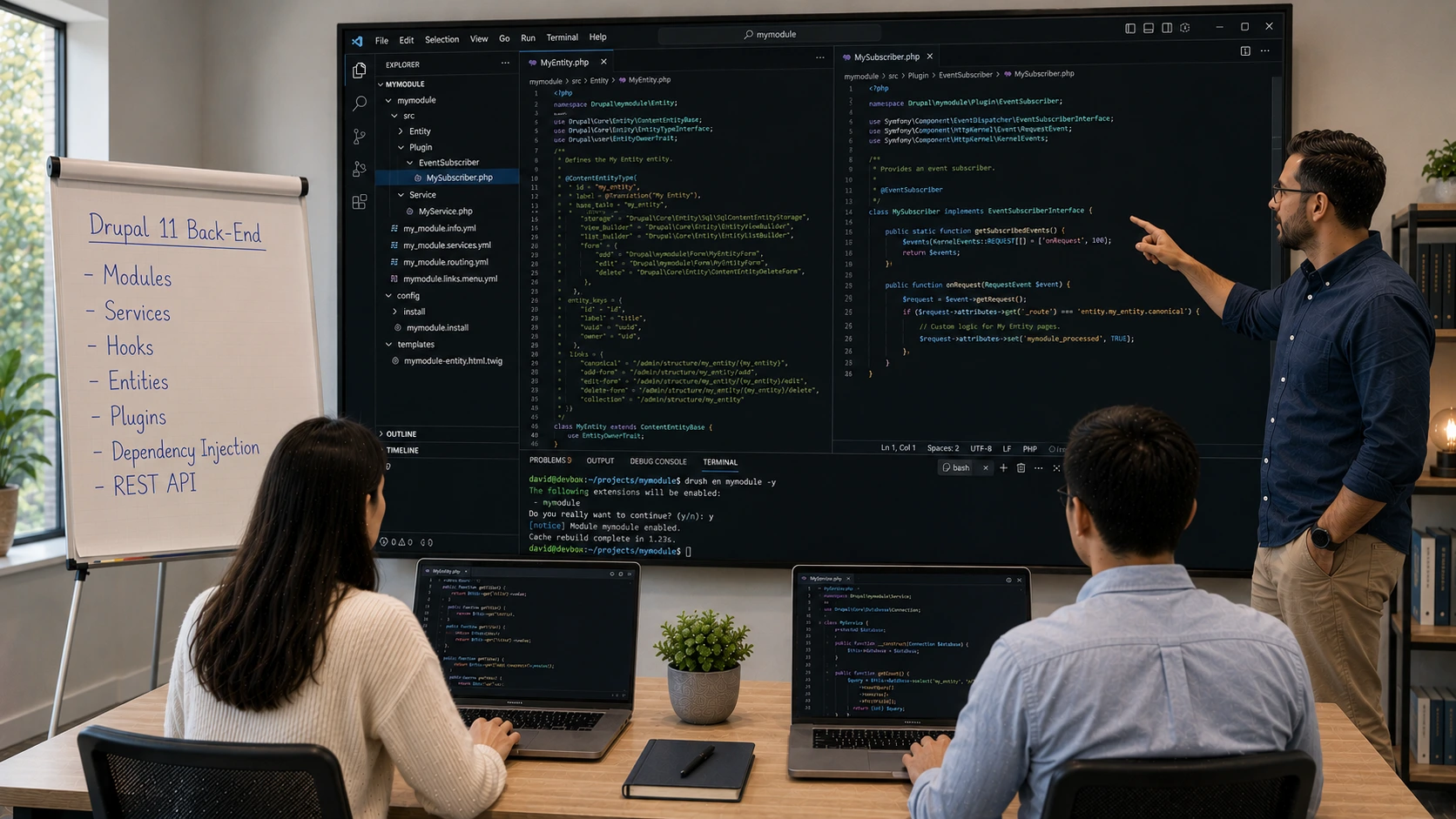 Formation Drupal 11 Back-End – Développement de Modules, APIs et Structures Métier