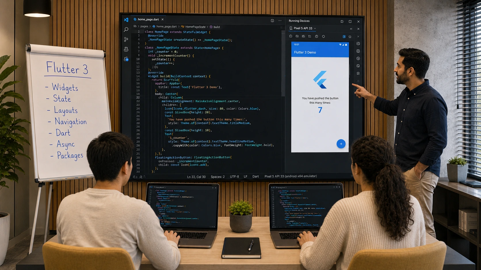 Formation Flutter 3 – Créez des Applications Mobiles et Desktop en Dart