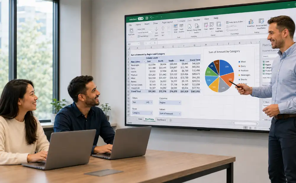 Formation Excel Tableaux Croisés Dynamiques