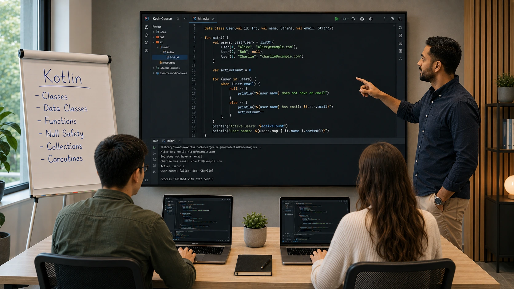 Formation Kotlin – Développez des Applications Modernes et Fiables pour Android, Web et Serveur