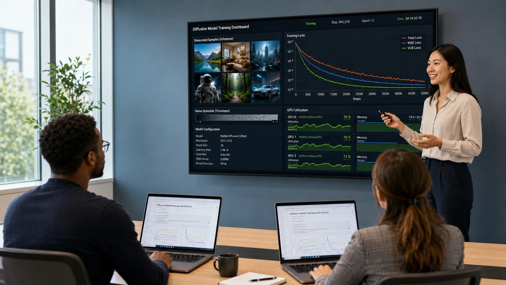 Formation NVIDIA DLI IA Générative avec les Modèles de Diffusion
