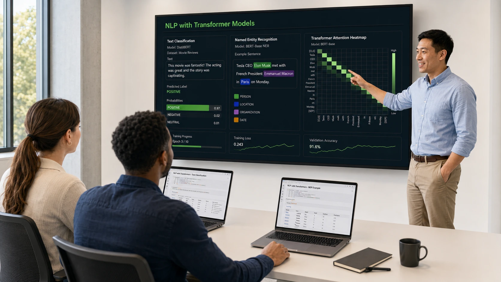 NVIDIA DLI–Transformer-based NLP Applications Training Course