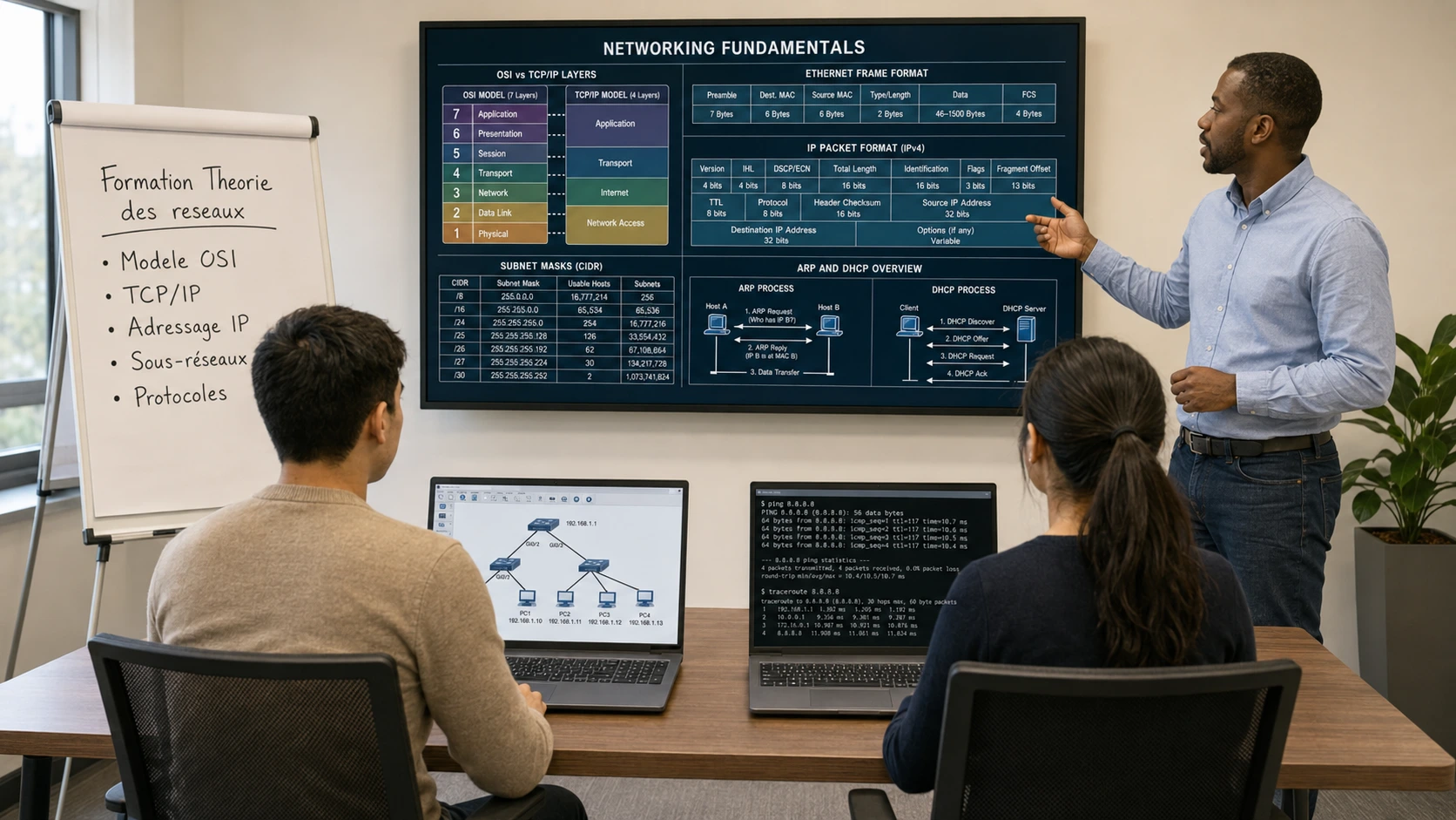 Formation Théorie des réseaux locaux et protocoles TCP/IP