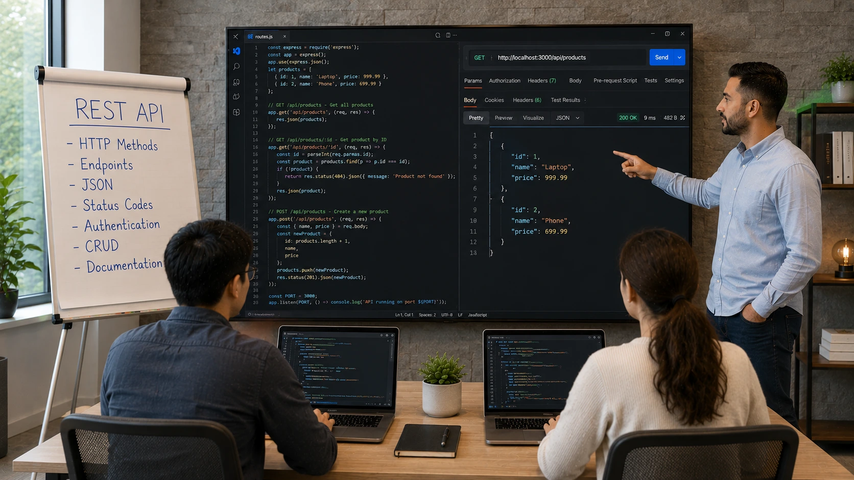 Formation API REST – Créez, Exposez et Intégrez des Services Web Sécurisés et Scalables