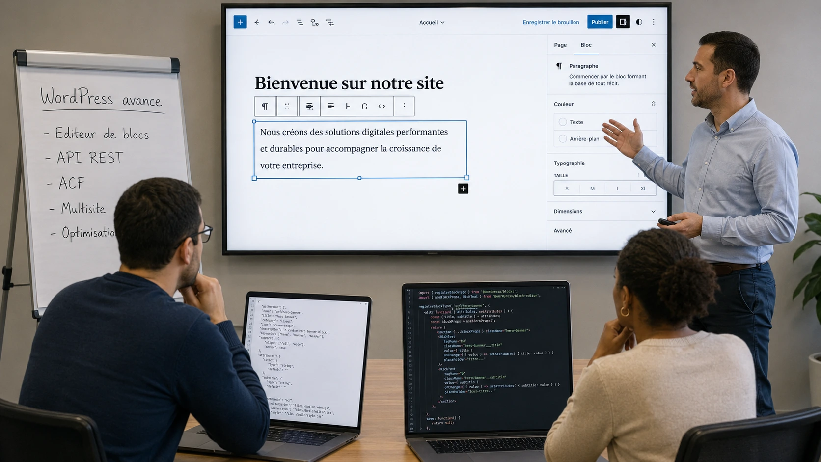 Formation WordPress Perfectionnement – développez des sites avancés, thèmes et extensions