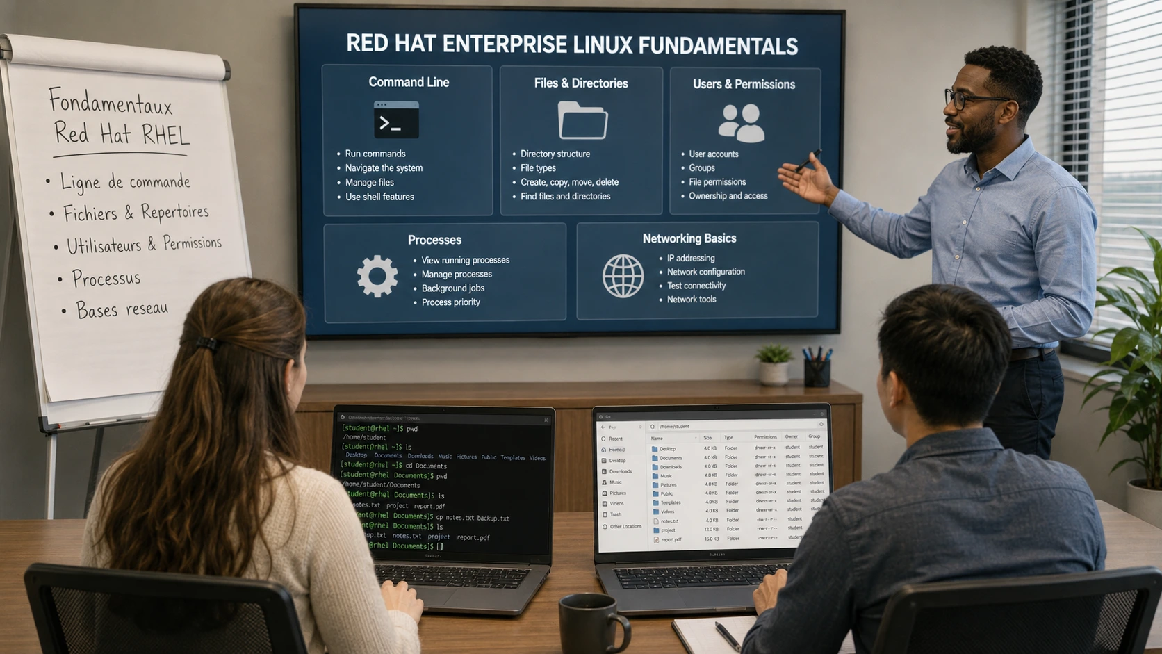 Formation Fondamentaux Red Hat Enterprise Linux