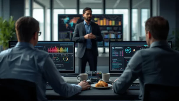 4K-photorealistic-training-room_-3-European-participants-around-30-years-old-seen-from-behind_-worki