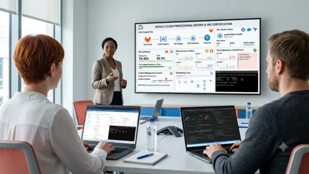 Formation Google Cloud Professional Cloud DevOps Engineer – CI/CD, automatisation, fiabilité et pratiques SRE sur Google Cloud