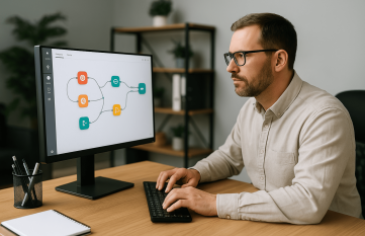 Formation LLM et IA Formation Microsoft AI-102 Formation Productivité Administrative avec l'IA Formation Azure AI Document Formation Microsoft AI 102 Artificial Intelligence Training Courses Créez des workflows d’automatisation avec n8n. Intégrez des LLMs (Large Language Models) et agents IA dans les automatisations. Formations en intelligence artificielle