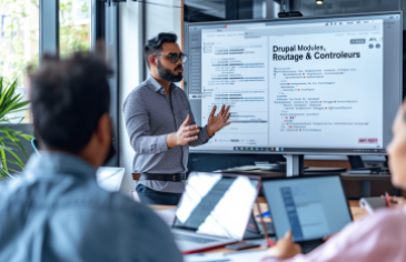 Formation WordPress Initiation Formation Drupal 11 Back-End Formation WordPress Perfectionnement Formation Magento 2 Formation PrestaShop Formation Drupal 11 Back-End