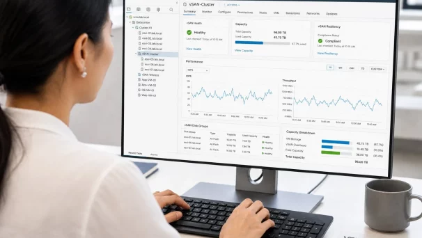VMware vSphere and vSAN training course
