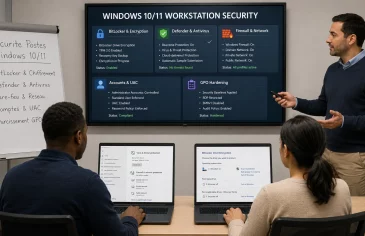 Formation Sécurité des postes Windows